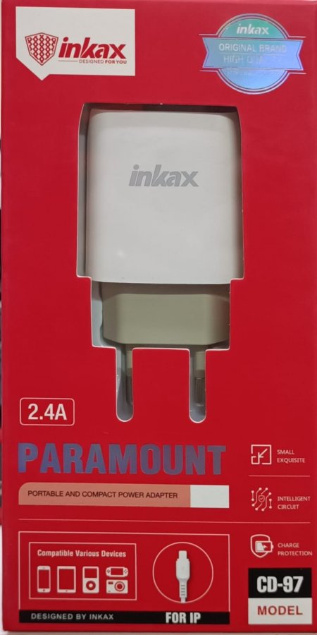 شاحن موبايل ايفون منزلي inkax CD-97 Charger Home mobile iPhone